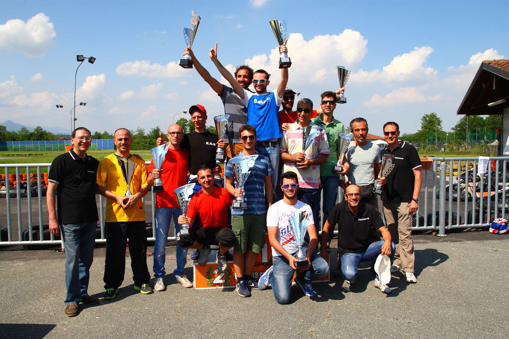 podio finale 6 trofeo go kart